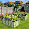 Olle Gardens 17" Tall "U" Shape Infinity Raised Garden Bed - Sage Green