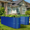 Olle Gardens 32" Tall, 12-in-1 Raised Garden Bed - Cobalt Blue