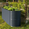 Olle Gardens 32" Tall, 12-in-1 Raised Garden Bed - Midnight Grey