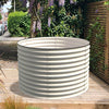 Olle Gardens 32" Tall x 42" Round Bed - Ivory