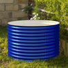 Olle Gardens 32" Tall x 42" Round Bed - Cobalt Blue
