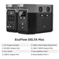 EcoFlow Package - DELTA Max 1600 Portable Power Station (1612Wh) and 2 x Portable Solar Panel (400W)