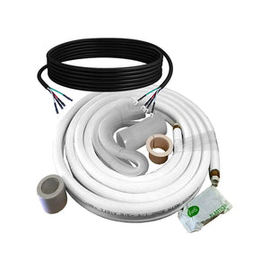 Pioneer 10ft 1/4"-5/8" Copper Piping Kit Line Set for Mini Split Installation, PKW-1/4-5/8-10