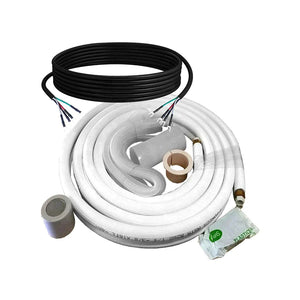 Pioneer 33ft 1/4"-1/2" Copper Piping Kit Line Set for Mini Split Installation, PKW-1/4-1/2-33
