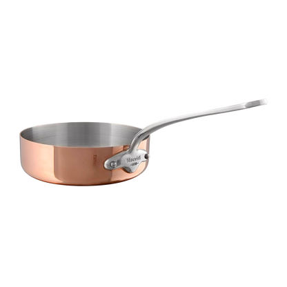 Mauviel 1830 M'Heritage M'150 S Copper Saute Pan With Cast Stainless Steel Handle