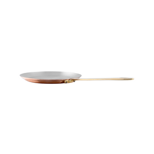 Mauviel 1830 M'Heritage M'150 B Copper Crepe Pan With Brass Handle, 11.8-In