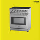THOR Kitchen 30 in. Electric Range in Stainless Steel, HRE3001 (Discontinued)