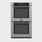 FORNO Villarosa 30" Built-In Double Wall Oven In Stainless Steel with Self-Clean, FBOEL1365-30