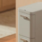 Caraway 45L 2-Drawer Recycling Bin in Cream