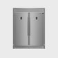 FORNO Rizzuto 60" 27.6 cu. ft. Refrigerator & Freezer in Stainless Steel with Grill Trim Kit, FFFFD1933-60S