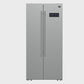 FORNO Salerno 33" 15.6 cu. ft. Side-by-Side Built-In Refrigerator in Stainless Steel, FFRBI1805-33SB