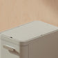 Caraway 45L 2-Drawer Recycling Bin in Cream