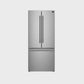 FORNO Gallipoli 30" 17.5 cu. ft. French Door Built-In Refrigerator in Stainless Steel with Ice Maker, FFFFD1974-31SB