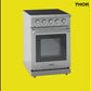 THOR Kitchen 24 in. Professional Electric Range in Stainless Steel, HRE2401