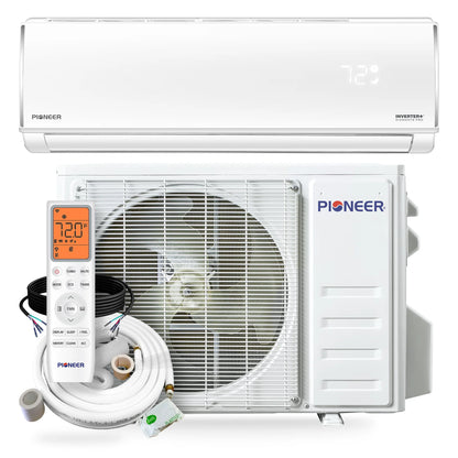 Pioneer® Diamante Pro™ 31,500 BTU 19 SEER2 230V High-Wall Mini Split Air Conditioner Inverter Heat Pump with 16 Ft. Kit