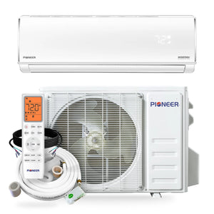 Pioneer® Diamante Pro™ 24,000 BTU 21 SEER2 230V High-Wall Mini Split Air Conditioner Inverter Heat Pump with 16 Ft. Kit