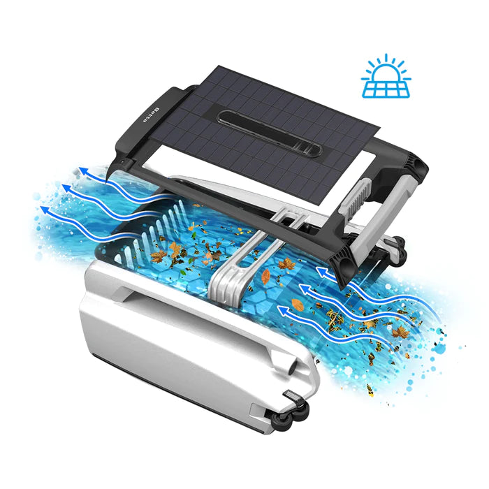 Betta SE Solar Powered Smart Robotic Pool Skimmer in White
