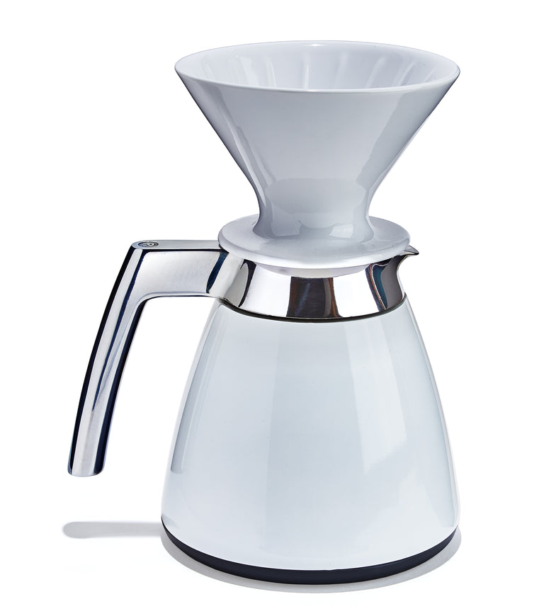 Ratio Thermal Carafe and Dripper in White