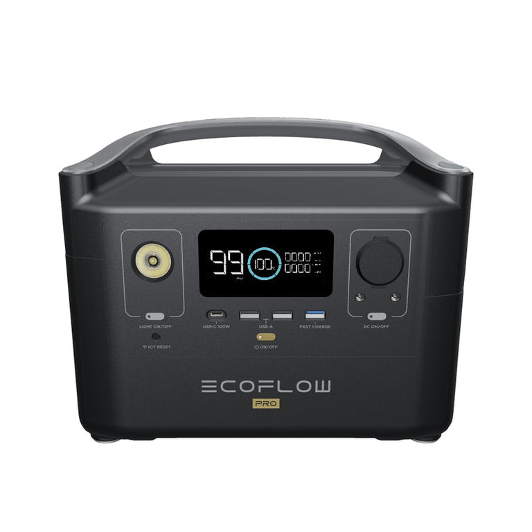 EcoFlow Package - RIVER Pro Portable Power Station (720Wh) and 1 x Extra Battery