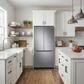 SAMSUNG 32" 17.5 cu. ft. Counter Depth 3-Door French Door Smart Refrigerator in Stainless Steel with Ice Maker