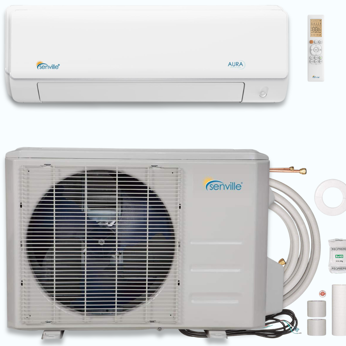 Senville AURA 24,000 BTU Single Zone Ductless Mini Split - 230V - 21 S