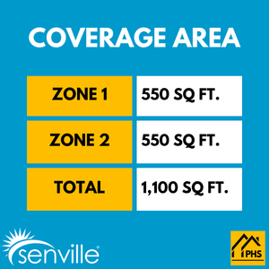 Senville AURA 24,000 BTU 2 Zone Ductless Mini Split - 230V - 23 SEER2 - Energy Star, SENA-30HF-D1212