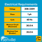 Senville AURA 27,000 BTU 2 Zone Ductless Mini Split - 230V - 23 SEER2 - Energy Star, SENA-30HF-D918
