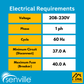 Senville AURA 36,000 BTU 2 Zone Ductless Mini Split - 230V - 23 SEER2 - Energy Star, SENA-36HF-D1818