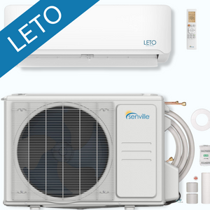 Senville LETO 24,000 BTU Single Zone Ductless Mini Split - 230V - 18.7 SEER2, SENL-24CD