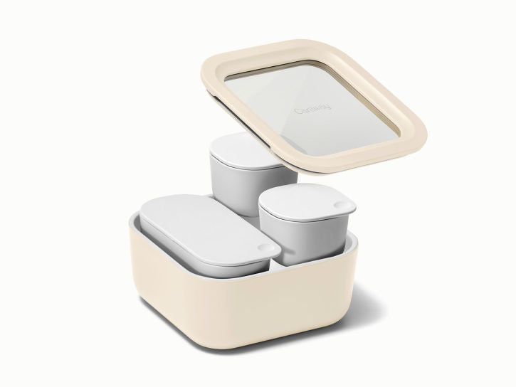 Caraway Dot 4-Piece Food Storage Container with Lid