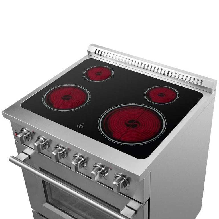 Forno 30" Freestanding Electric Range in Stainless Steel, FFSEL6083-30