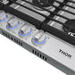 THOR 30" Professional Gas Cooktop with Stainless Knobs, TGC30F