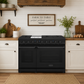 THOR Kitchen Professional 48" 6.75 cu. ft. Propane Gas Range, 6 Sealed Burners with Griddle in Matte Black, LRG4807UBLP