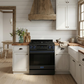 Gordon Ramsay by THOR Kitchen 30" 4.55 cu. ft. Professional Natural Gas Range with Tilt Panel Touch Control and Self-Clean in Matte Black with Navy Blue Accents, RSG30B-BLU