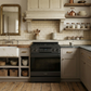 Gordon Ramsay by THOR Kitchen 30" 4.55 cu. ft. Professional Natural Gas Range with Tilt Panel Touch Control and Self-Clean in Matte Black, RSG30B