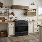 Gordon Ramsay by THOR Kitchen 36" 6.0 cu. ft. Professional Propane Gas Range with Tilt Panel Touch Control, Self-Clean and Air Fry in Matte Black with Navy Blue Accents, RSG36BLP-BLU