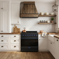 Gordon Ramsay by THOR Kitchen 36" 6 cu. ft. Professional Natural Gas Range with 6 Sealed Burners in Black with Blue Accents, RSG36PB-BLU