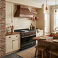 Gordon Ramsay by THOR Kitchen 48" 6.8 cu. ft. Professional Natural Gas Range in Matte Black with Rose Gold Accents, RSG48EB-RSG