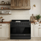 Gordon Ramsay by THOR Kitchen 48" 6.8 cu. ft. Professional Natural Gas Range in Matte Black, RSG48EB