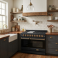 Gordon Ramsay by THOR Kitchen 48" 6.8 cu. ft. Professional Propane Gas Range in Matte Black with Bronze Accents, RSG48EBLP-BRZ