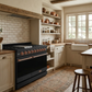 Gordon Ramsay by THOR Kitchen 48" 6.8 cu. ft. Professional Propane Gas Range in Matte Black with Rose Gold Accents, RSG48EBLP-RSG