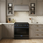 Gordon Ramsay by THOR Kitchen 36" 6.0 cu. ft. Professional Electric Range with Tilt Panel Touch Control, Self-Clean and Air Fry in Matte Black with Navy Blue Accents, RSE36B-BLU