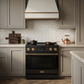 Gordon Ramsay by THOR Kitchen 36" 6.0 cu. ft. Professional Electric Range with Tilt Panel Touch Control, Self-Clean and Air Fry in Matte Black with Bronze Accents, RSE36B-BRZ