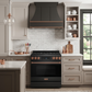 Gordon Ramsay by THOR Kitchen 36" 6.0 cu. ft. Professional Natural Gas Range with Tilt Panel Touch Control, Self-Clean and Air Fry in Matte Black with Rose Gold Accents, RSG36B-RSG