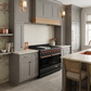 Gordon Ramsay by THOR Kitchen 48" 6.8 cu. ft. Professional Natural Gas Range in Matte Black with Rose Gold Accents, RSG48EB-RSG