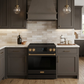 Gordon Ramsay by THOR Kitchen 30" Induction Range in Black Matte with Bronze Accents, RSI30B-BRZ