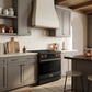 Gordon Ramsay by THOR Kitchen 36" Induction Range in Black Matte with Rose Gold Accents, RSI36B-RSG