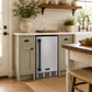 Gordon Ramsay by THOR Kitchen 15" Built-in 58 lbs. Ice Maker in Stainless Steel with Black Accents, RIM1501-BLK