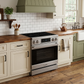 Gordon Ramsay by THOR Kitchen 30" 4.55 cu. ft. Professional Electric Range with Tilt Panel Touch Control, Self-Clean and Air Fry in Stainless Steel, RSE30