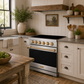 Gordon Ramsay by THOR Kitchen 30 Inch Professional Electric Range, 5 Element, Convection Oven in Stainless Steel with Bronze Accents, RSE30P-BRZ